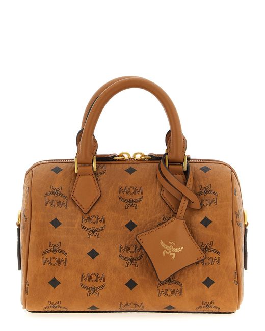 MCM Brown 'Ella Boston' Handbag