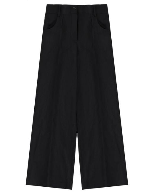 Theory Black Wool Tailored Pants