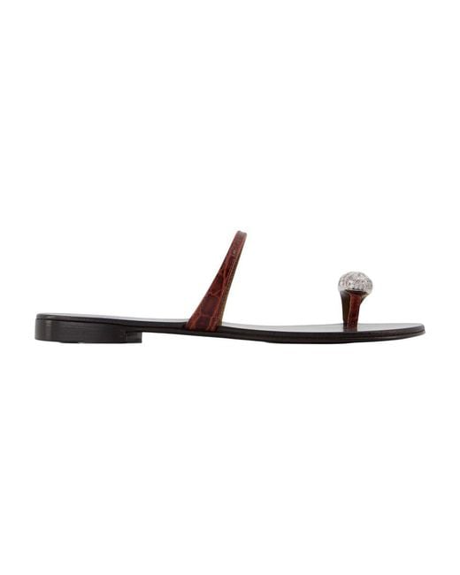 Giuseppe Zanotti Brown Morpheus Sandals