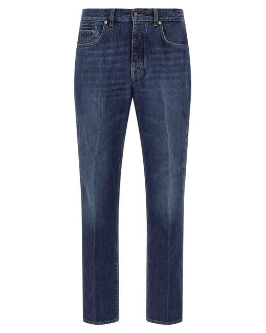 Givenchy Blue 'Straight' Jeans for men