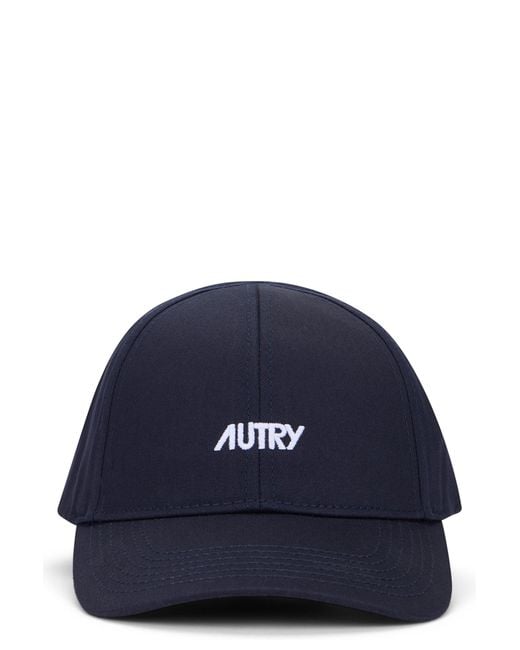 Autry Blue Cotton Cap for men