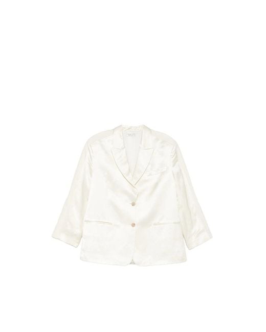 Panicale White Jacket Linen