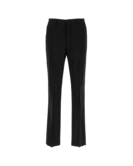Fendi Black Wool Blend Pant for men