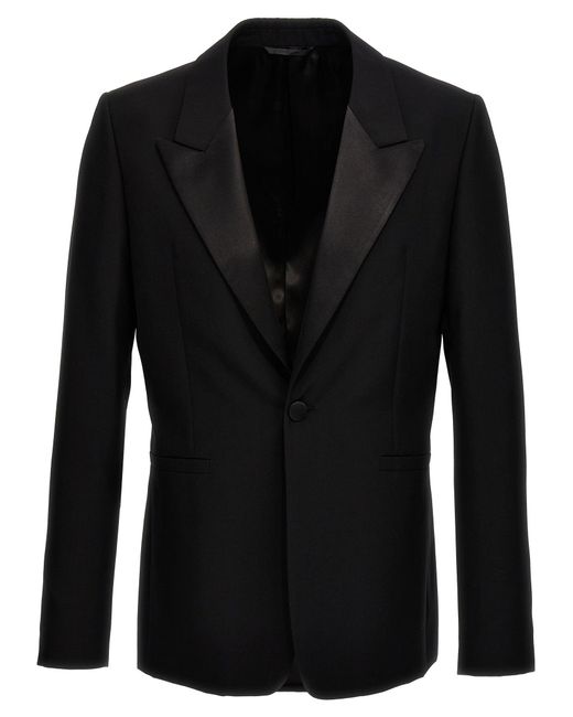 Givenchy Black 'Peack Lapel' Blazer for men