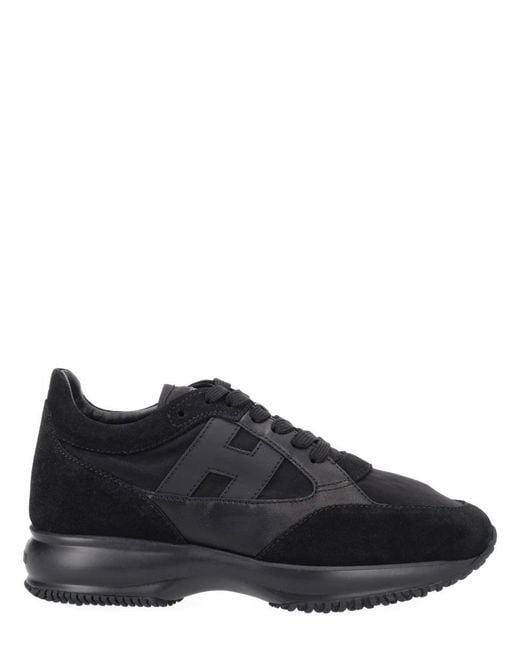 Hogan Black Interactive Sneaker