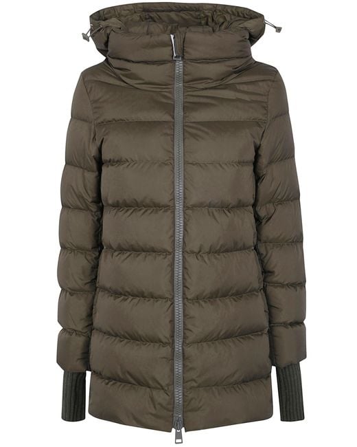 Herno Green A-Shape Chamonix Jacket