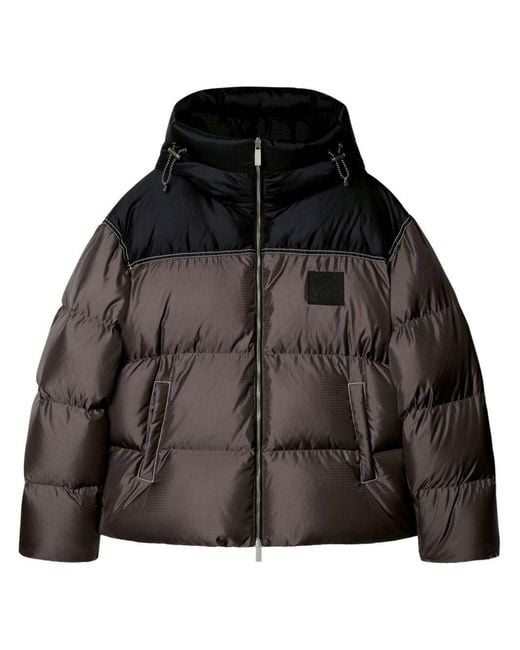 Off-White c/o Virgil Abloh Black Arrow Logo Patch Down Jacket for men