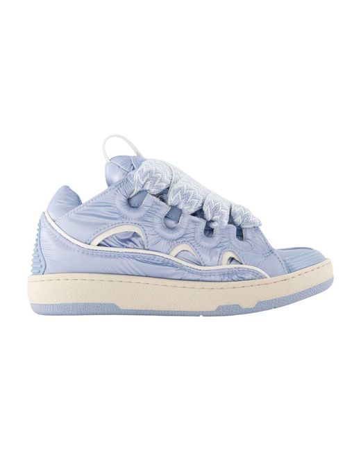 Lanvin Blue Curb Trainers