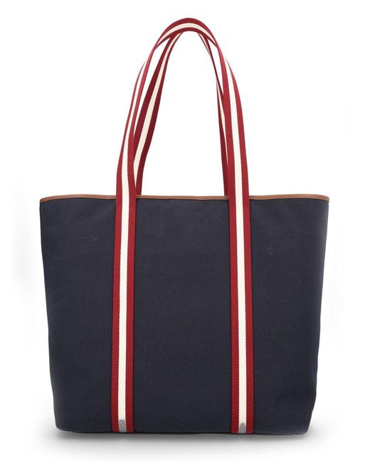 Bally Red Cotton Handbag