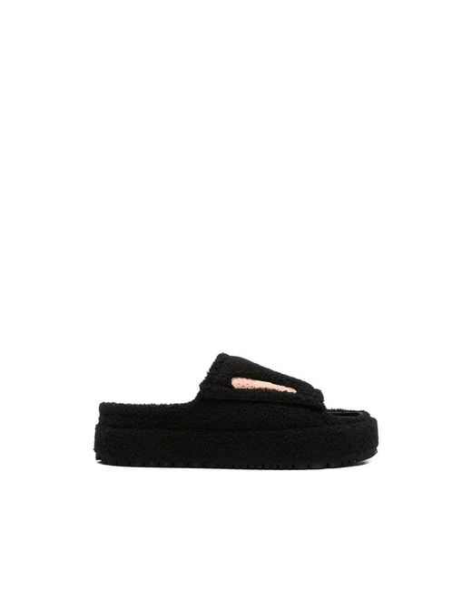 Men's Black Platform Sandals