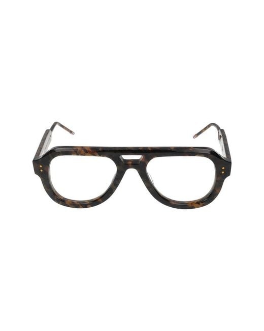 Thom Browne Black Eyeglasses for men