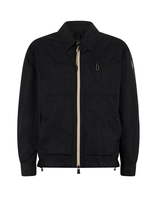 Moncler Black Jacket Shirt Foldable Brive for men
