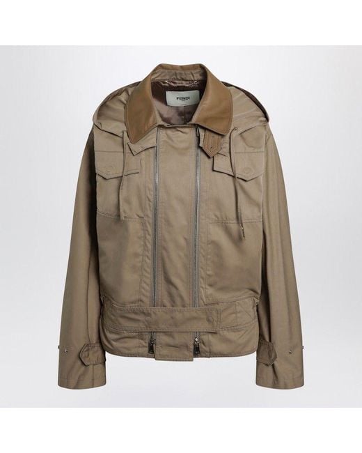 Fendi Green Cotton Jacket