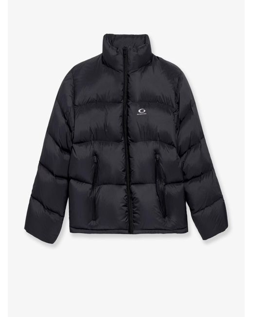Women's Blue Nylon Down Jacket