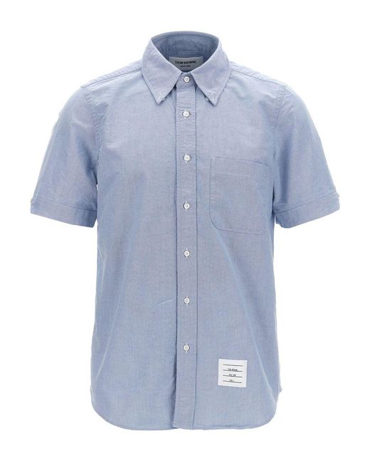 Thom Browne Blue Button Down' Shirt for men
