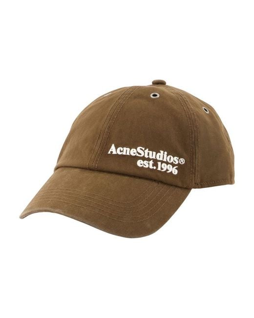 Acne Brown Cap for men