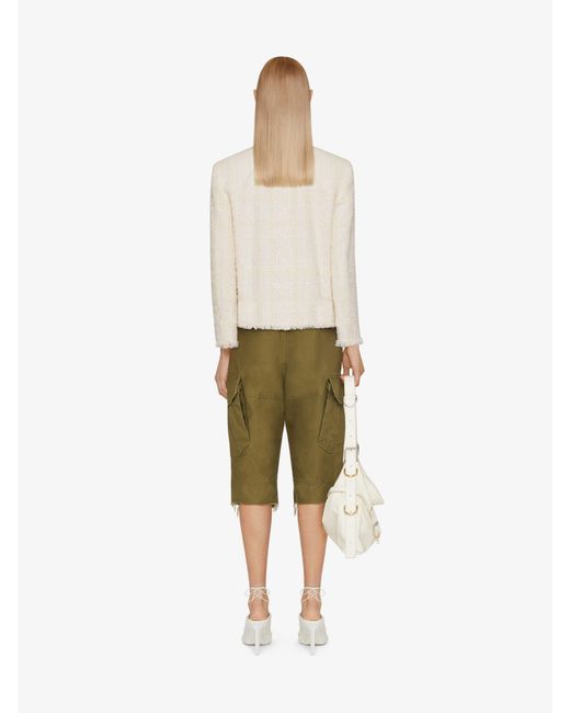 Givenchy Natural Round Neck Jacket Nwt