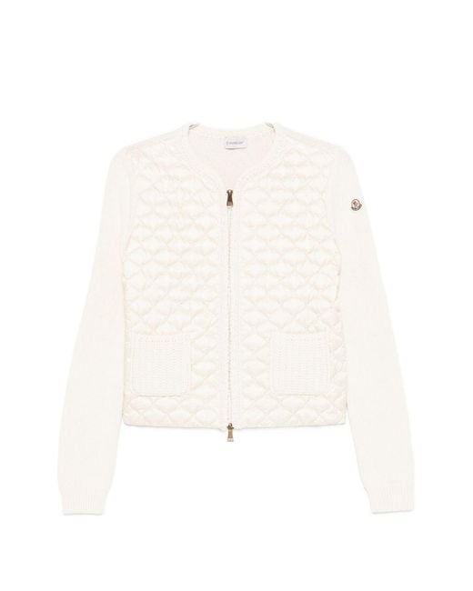 Moncler White Winter Jackets