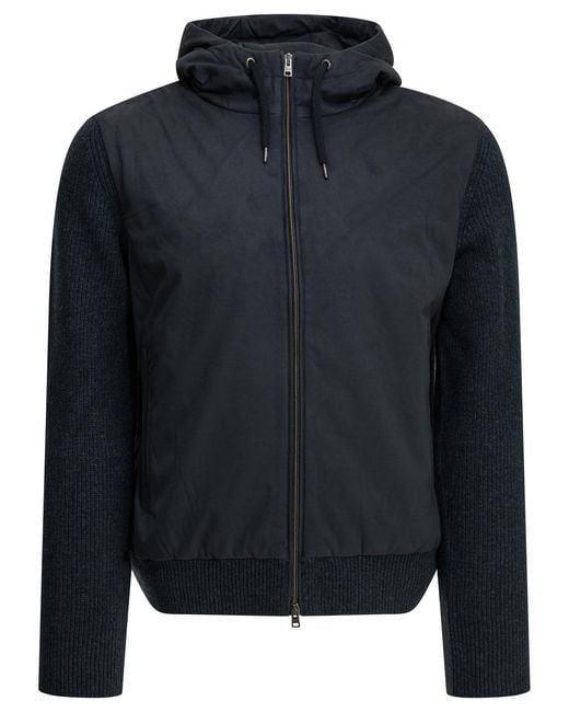 Herno Blue "Resort" Lightweight Jacket for men