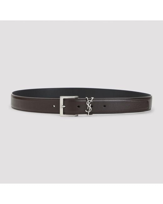 Saint Laurent Black Belts for men