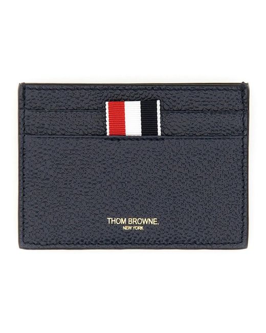 Men's Blue Mini 4-Bar Card Holder