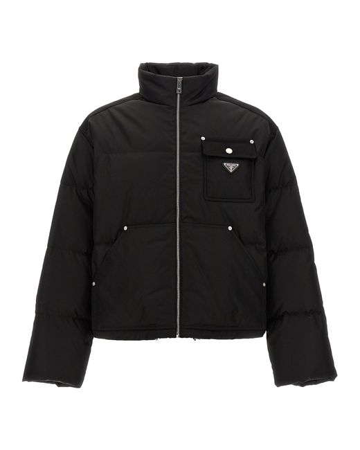 Prada Black Pocket Down Jacket