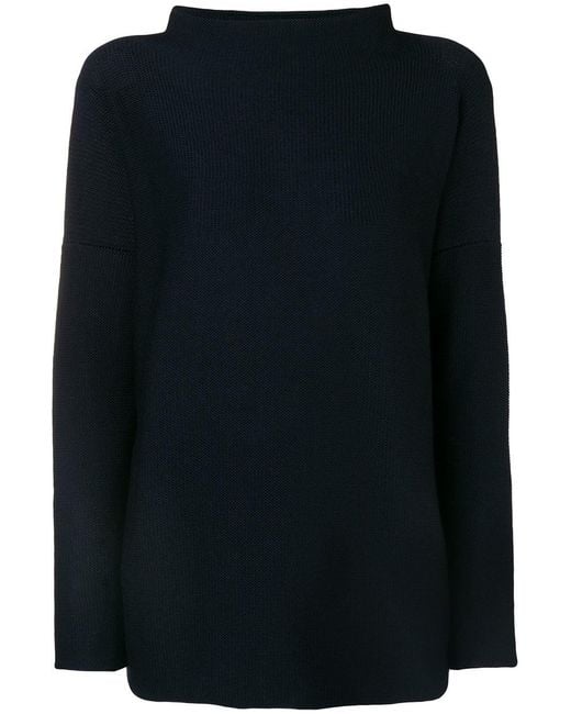 Daniela Gregis Black Wool Turtle-Neck Sweater