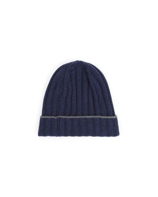 Brunello Cucinelli Blue Beanie