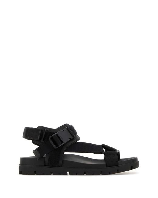 Prada Black Open-Toe Sandals for men