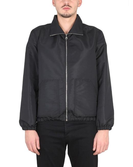 McQueen Gray Jacket With Logo for men