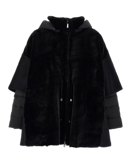 Moorer Black Raja Puffer Jackets