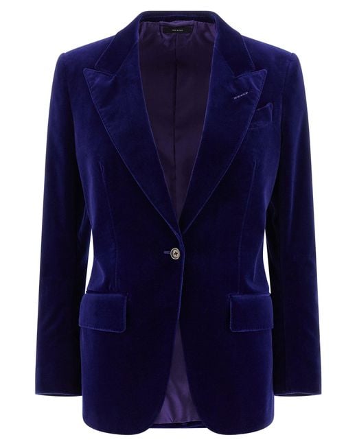 Tom Ford Blue 'Wallis' Blazer