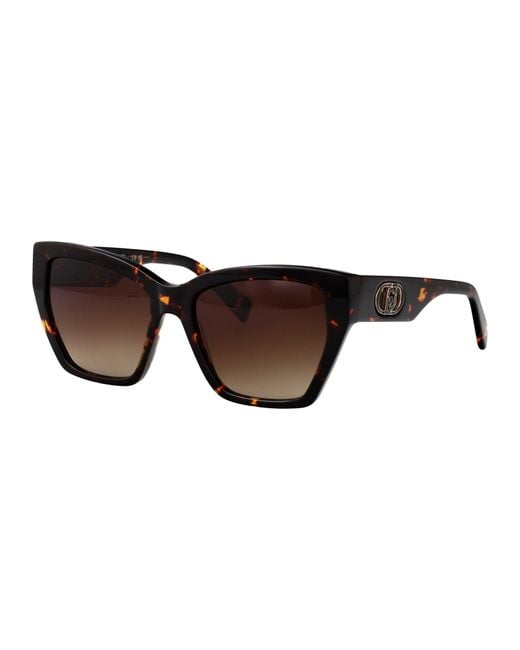 Women's Brown Lj815S Acetate Sunglasses