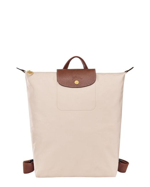 Longchamp Natural M Le Plaige Backpack