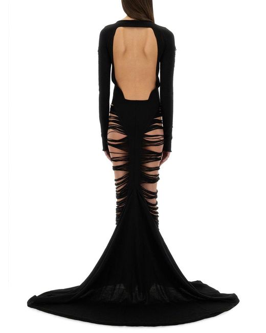 Rick Owens Black Wool Dresses
