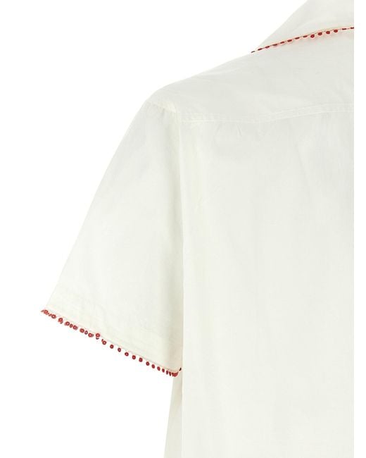 Bode White 'Redbud' Shirt for men