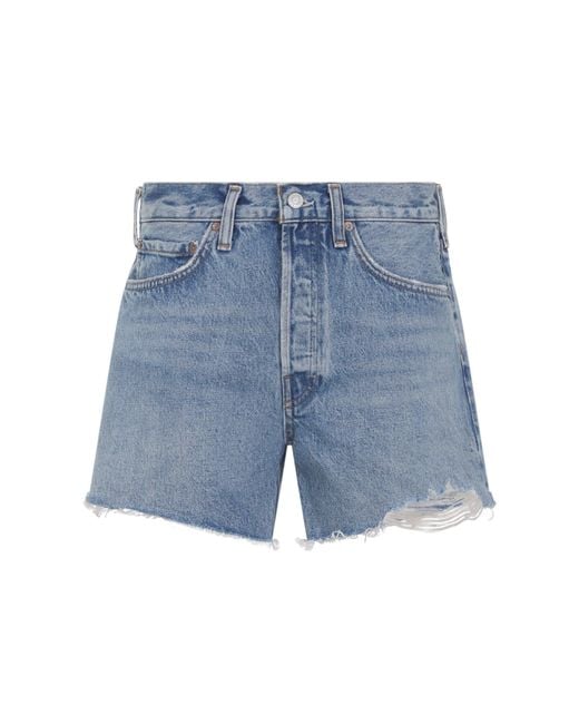 Agolde Blue Shorts
