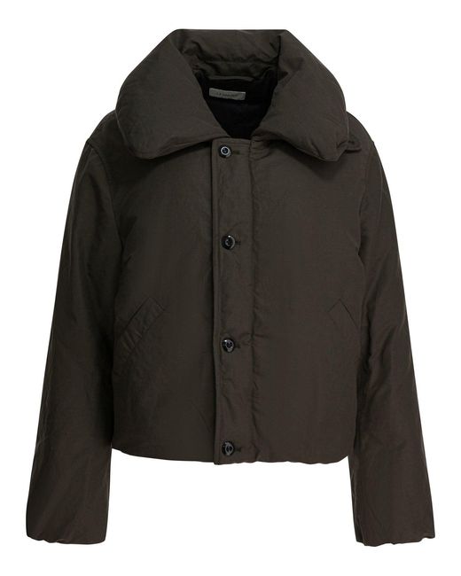 Lemaire Black Down Jacket Filled Quilt