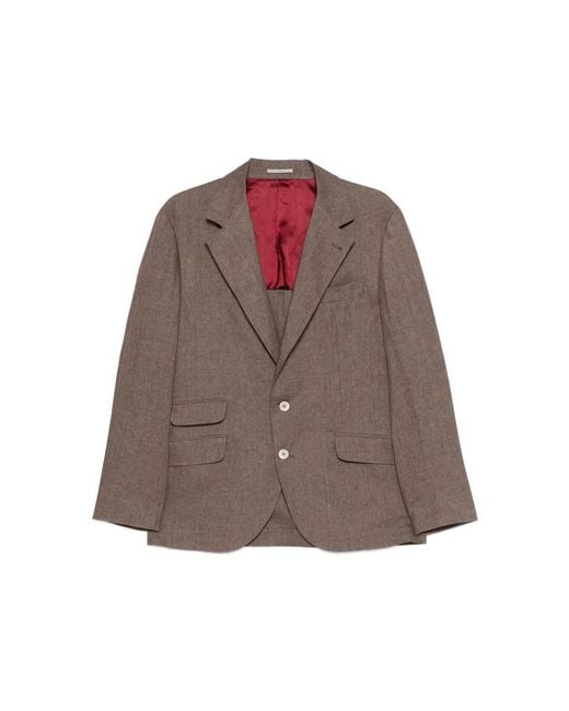 Brunello Cucinelli Brown Jackets for men
