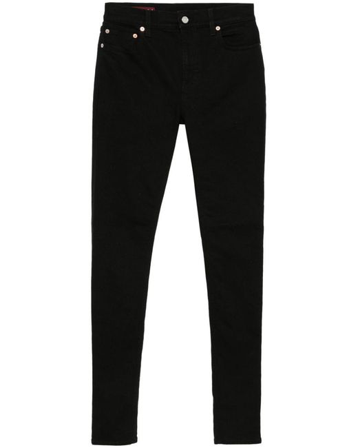 Gucci Black Jeans With Logo Patch