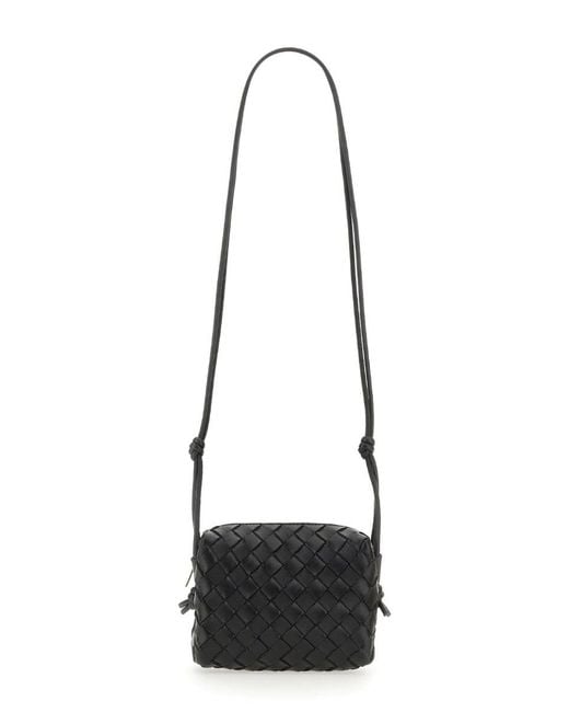 Bottega Veneta White Camera Bag "Loop" Mini
