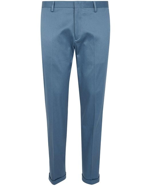 Paul Smith Blue Pants Belted "M1R.150Mu. W02955 43" for men