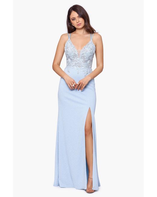 xscape glitter gown