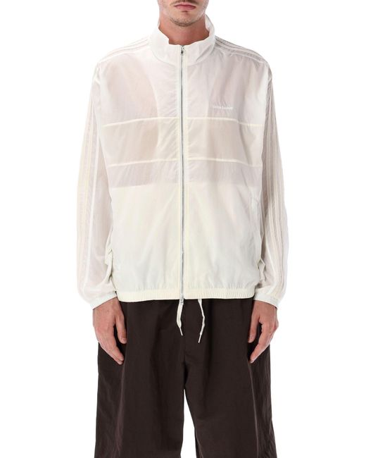 Adidas White Track Jacket for men