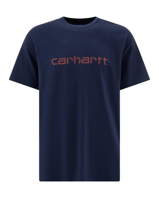 Carhartt Blue Script T-Shirts for men