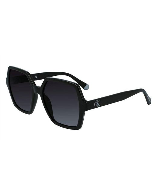 Women's Black Injected Sunglasses