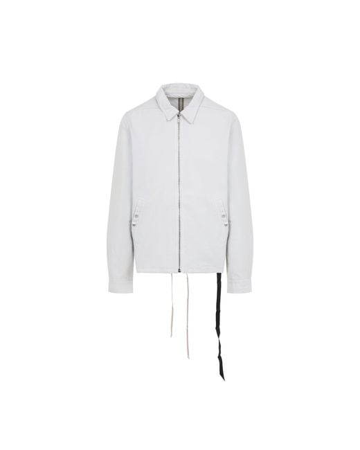 Rick Owens White Light Jackets for men