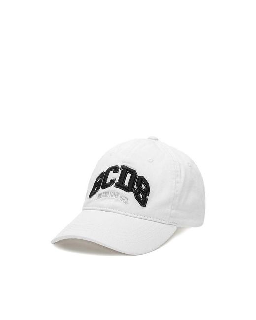 Men's White Cap Logo