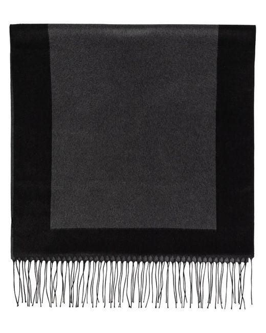 Saint Laurent Black Cassandre Scarf