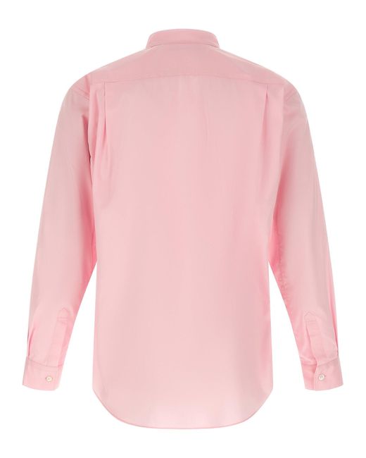 Comme des Garçons Pink Cotton Blouse for men